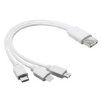 Cable usb android ios tipo c multifuncional 3 en 1