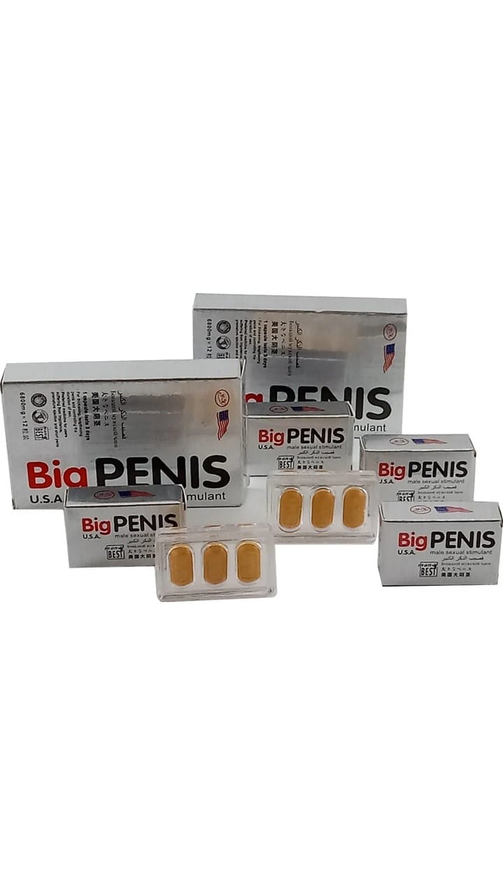 Big Penis X 12 Pastillas Engrosamiento, Alargamiento