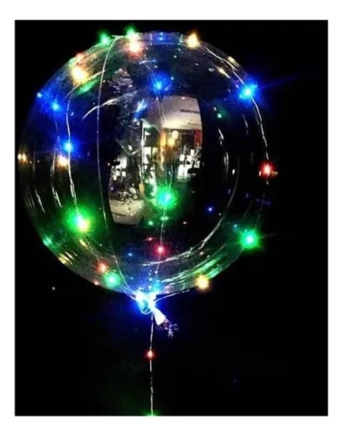 Kit de globo burbuja con luces led