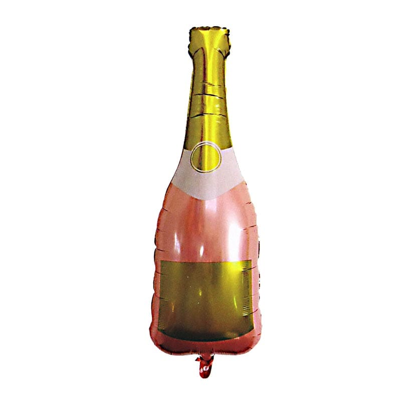 Globo en forma de botella de champan (incluye marcador)