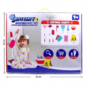 (11 Piezas) Kit de aseo de juguete para niñas (Caja Grande)