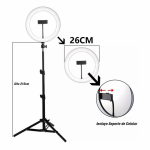 Aro de Luz Con Trípode 2.10 Mts. + Soporte Para Celular