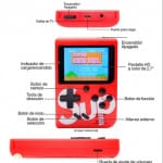 Consola de Video juegos portátil 400 En 1 (Super Mario Bross) con Batería recargable