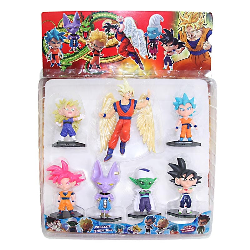 Colección X7 de figuras de Dragon Ball Z  (Alta calidad)