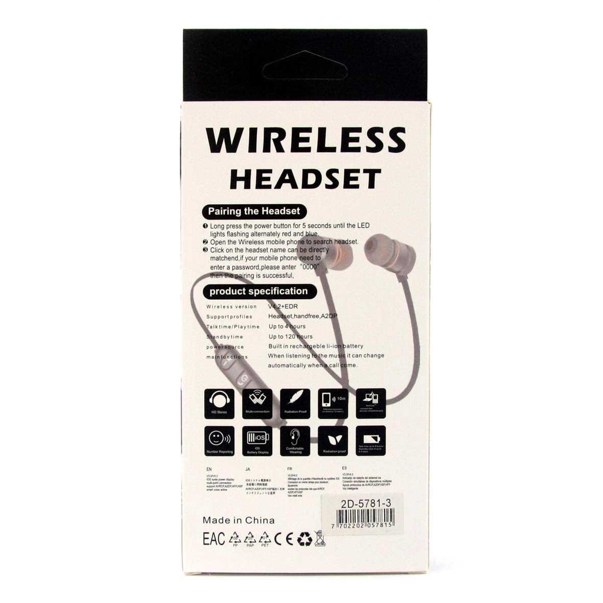 Audífonos Inalámbricos Bluetooth Imantados | Sports Headset