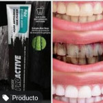 Crema dental con carbón activado para blanquear los dientes