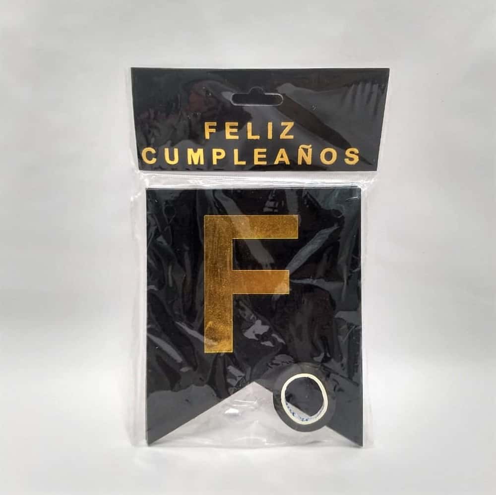 Banderin Feliz Cumpleaños Brillante