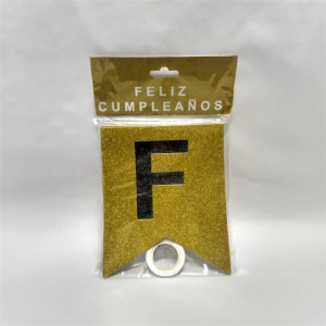 Banderin Feliz Cumpleaños Brillante