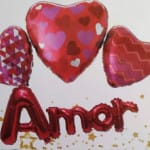 Kit de globos para formar la palabra "Amor" (4 piezas)