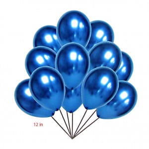 Globos metalizados tipo espejo x12