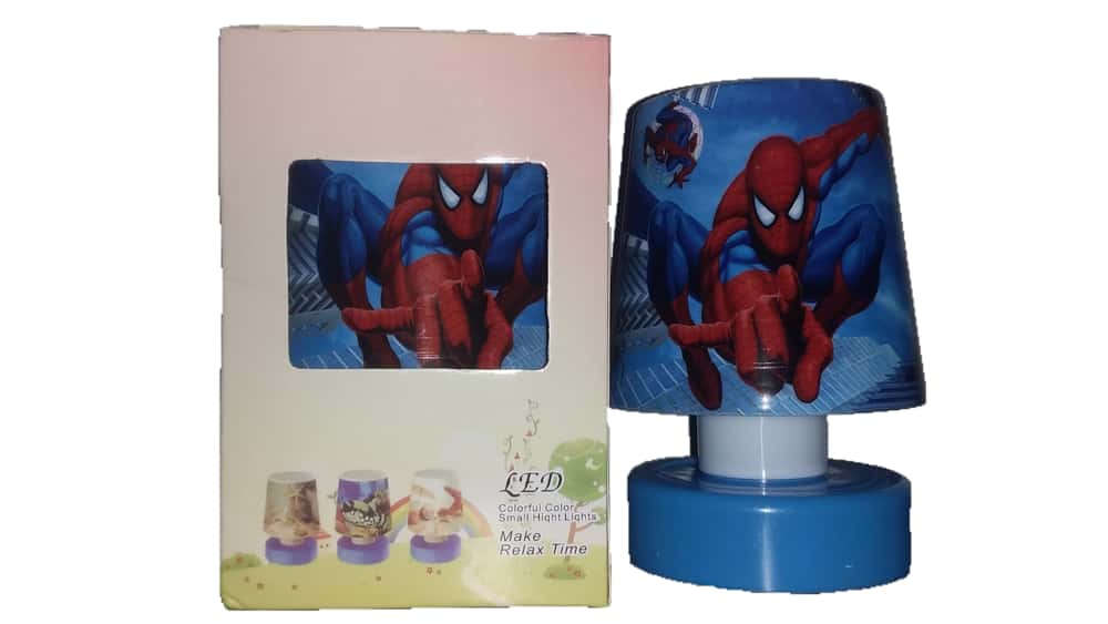 Lámpara Pequeña Spider-Man Con Luz LED