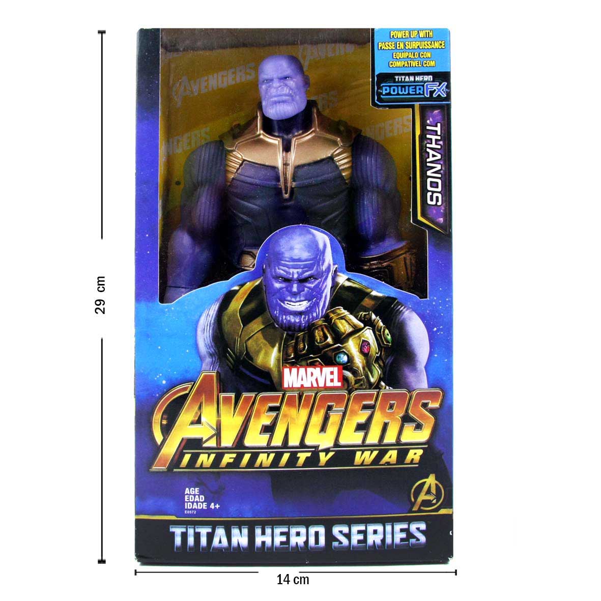 Muñeco Thanos de Marvel Articulado Avengers Infinity Wars de Colección sin Accesorios