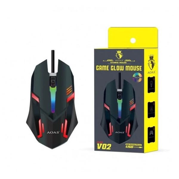 Mouse Gamer Con Luces RGB Conexión USB