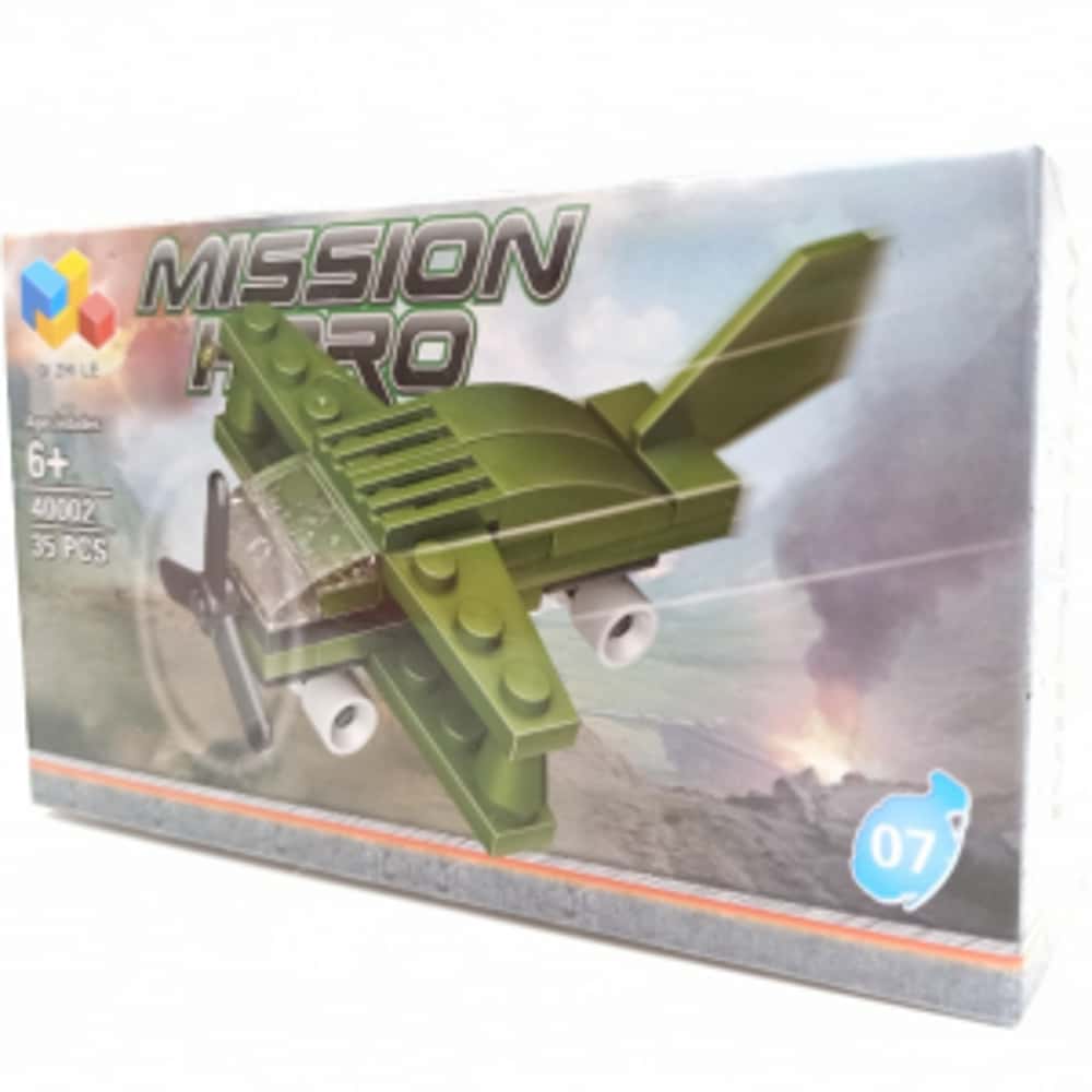 Bloques Lego para Armar Avion de Reconocimiento