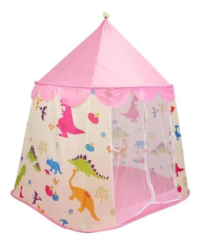 Carpa tienda Casita Juguete Para Niña Rosada Plegable