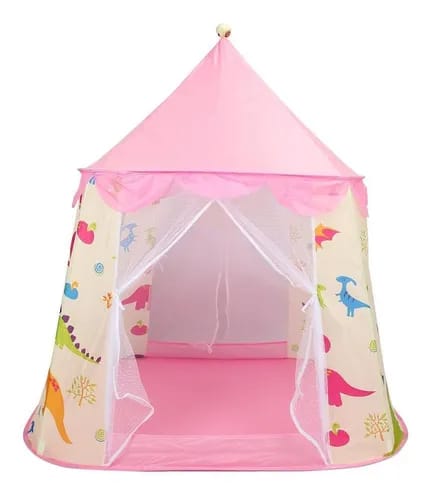 Carpa tienda Casita Juguete Para Niña Rosada Plegable