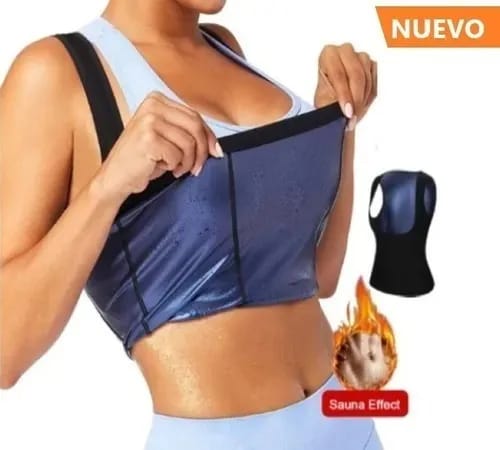 Faja Sauna Reductora Termica Camiseta Shaper Para Mujer