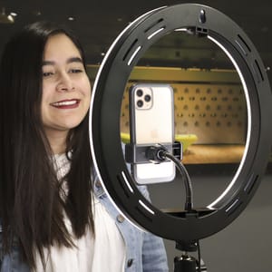 Aro de outlet luz gigante