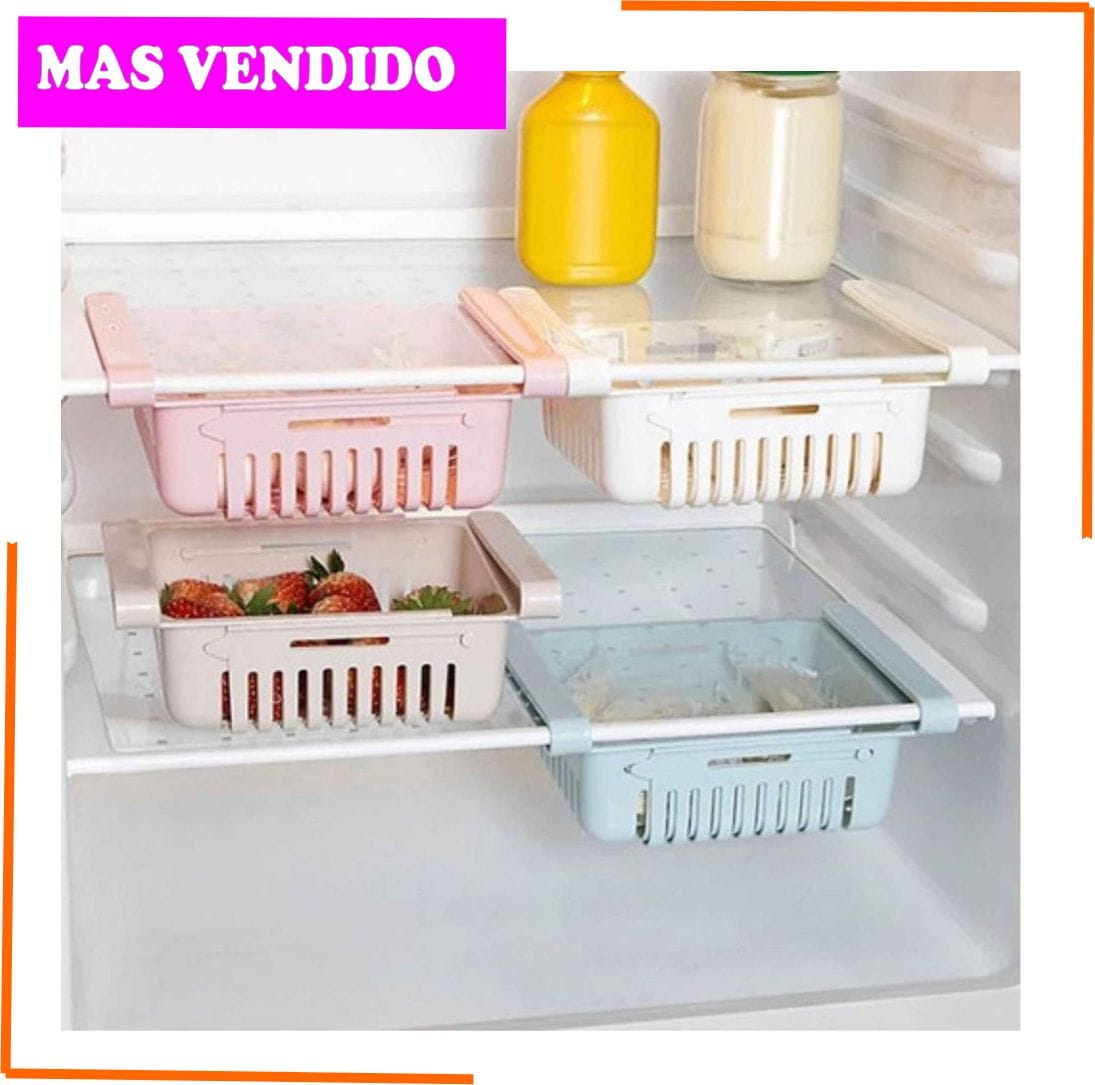 ORGANIZADOR DE NEVERA MULTIUSOS KIT X 3