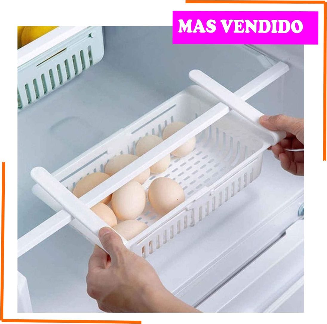 Organizador Cesta Multiusos Expandible Neveras Escritorios