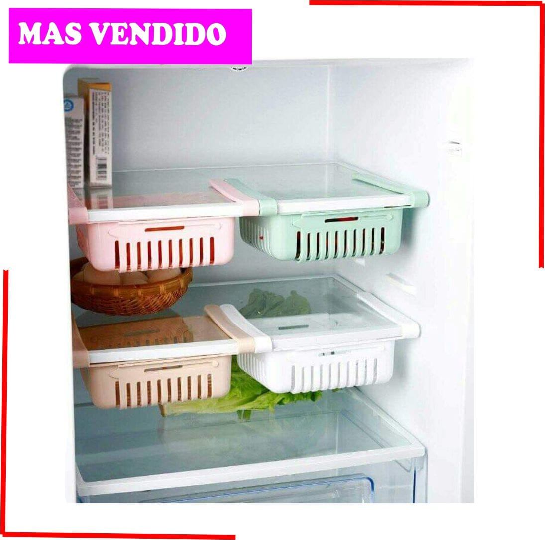 Organizador Cesta Multiusos Expandible Neveras Escritorios