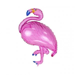 Globo de Flamingo en Papel de Aluminio 3D
