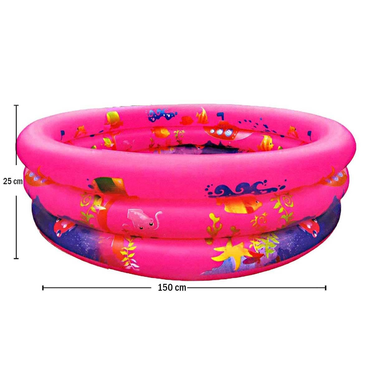 Piscina inflable 150cm de colores para niños