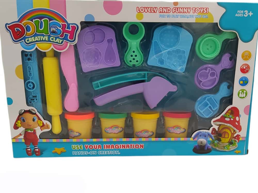 Set Plastilina Didáctica Moldes Accesorios Juguete Infantil