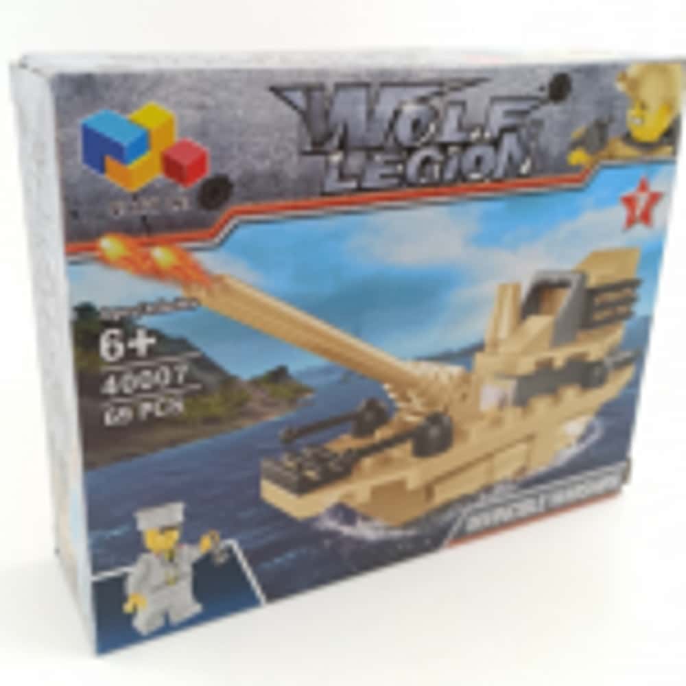 Bloques Lego para Armar Buque de Guerra