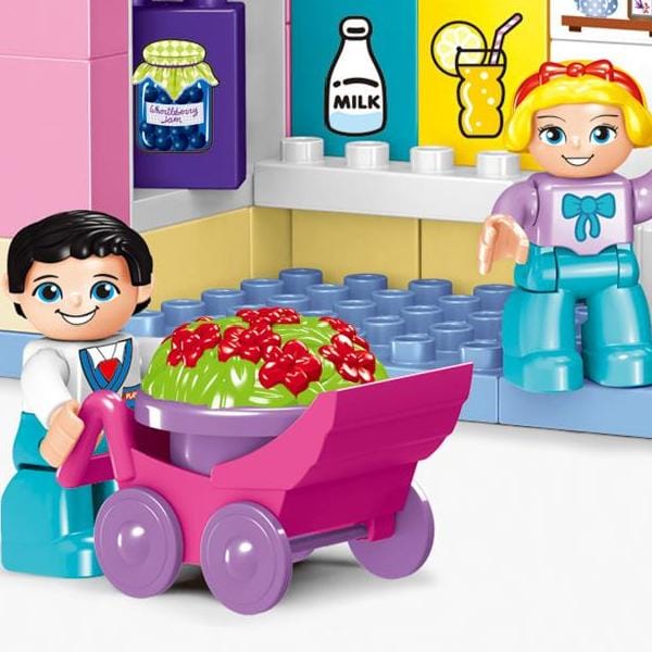 Mini Carrito De Compra Supermercado Armable Juguete Niños