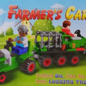 Bloques de tractor lego 2 en 1 de 38 piezas