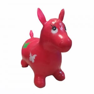 Burro inflable saltarin