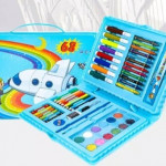 KIT DE ARTE DE DIBUJO PARA NIÑOS DE 68 PIEZAS