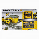 PISTA DE TREN CONSTRUCCION CON ACCESORIOS.