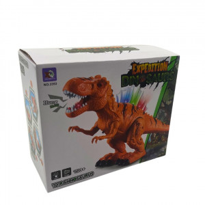 DINOSAURIO CON LUCES Y SONIDO EN CAJA (CAMINA)